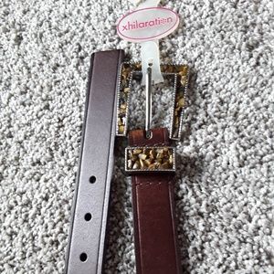 🥳 5 for $25 Xhilaration brown belt size M New